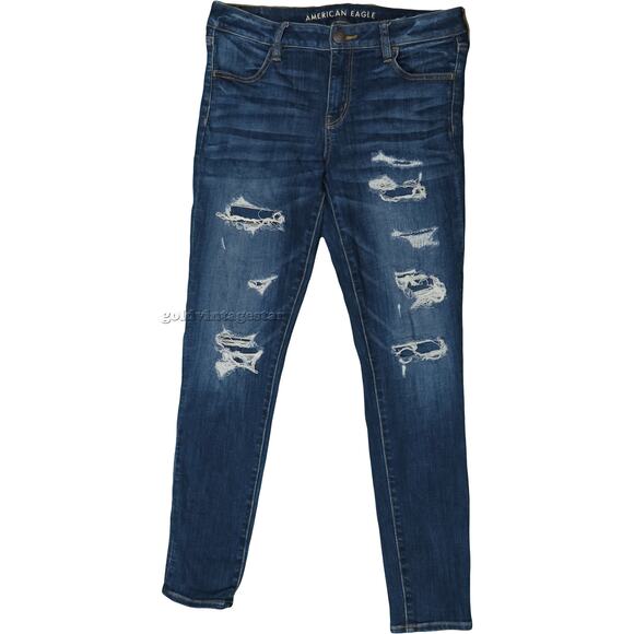 Y2K American Eagle Outfitters Next Level Stretch Denim Jeans 31 - Picture 1 of 4